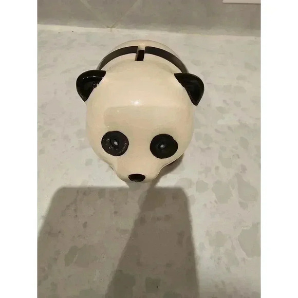 Panda ceramic piggy bank. - Picture 1 of 5